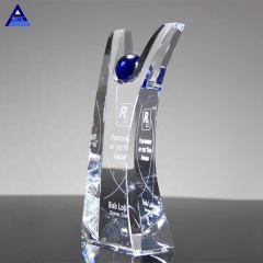 Cristal de trophée de conquête de Plaque vierge Conquest K9 de haute qualité avec gravure