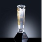 2021 New Design Crystal Award Trophäe Individuelle Gravur Diamantkristall Trophäe Plakette Sportkristall Golf Awards Trophäe