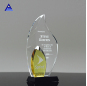 High Quality Clear Flame Shape Newest K9 Crystal Blank Trophy