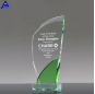 Latest Design Promotional Newest Engraving Crystal Glass Materisl Award Trophy With Gift Box