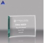 Blank Glass Beveled Back Award Euro Crystal Appreciation Plaque For Engraving Business Gifts