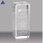 Plaque de trophée en verre de prix usine 2020, trophée en verre de cristal vierge pour la gravure au laser