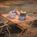 BNcompany folding portable camping Coffee Table egg roll table for outdoor picnic Lawn Garden Table