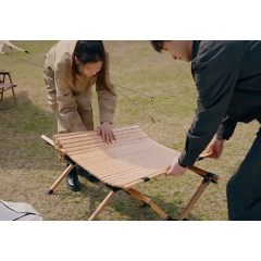 BNcompany aluminum foldable camping egg roll table for outdoor picnic Lawn Garden and supermarket