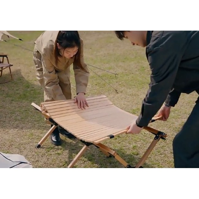 BNcompany aluminum foldable camping egg roll table for outdoor picnic Lawn Garden and supermarket