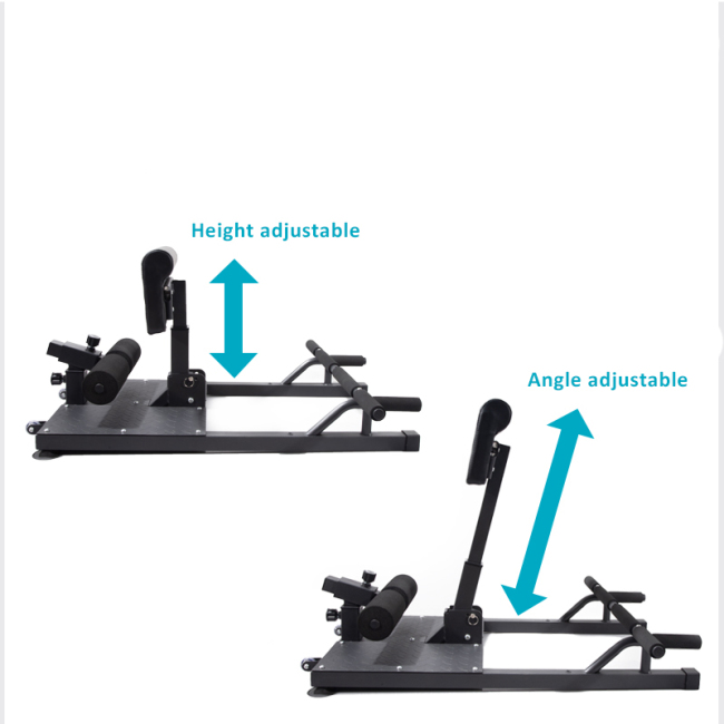 BNcompany Sport Home Gym Sissy Belt Suqat Machine Fitness Adjustable Squat Machine with Push Up Bar