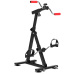 Mini pedal exercise bike assisted desk exercise pedal cycle portable folding arm pedal exerciser for seniors