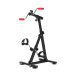 Mini pedal exercise bike assisted desk exercise pedal cycle portable folding arm pedal exerciser for seniors