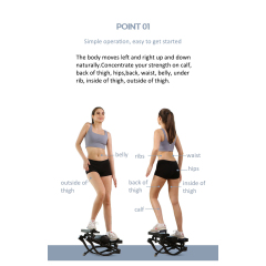 BNcompany TBJ-001 Mini swing stepper exercise machine Stair steppers Cardio Twister