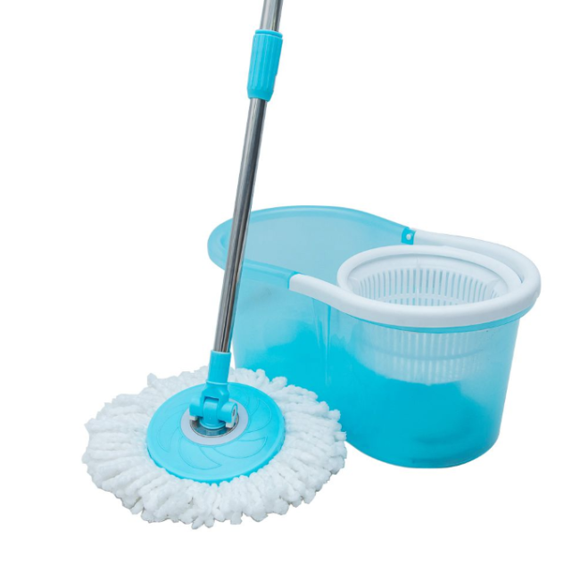 Hand Press Spinning Mop 360 Mop Cleaner Set With 360 Mop Microfiber