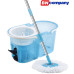 Rotating Magic Mop with Bucket microfiber blue Pedal spin dust magic mop