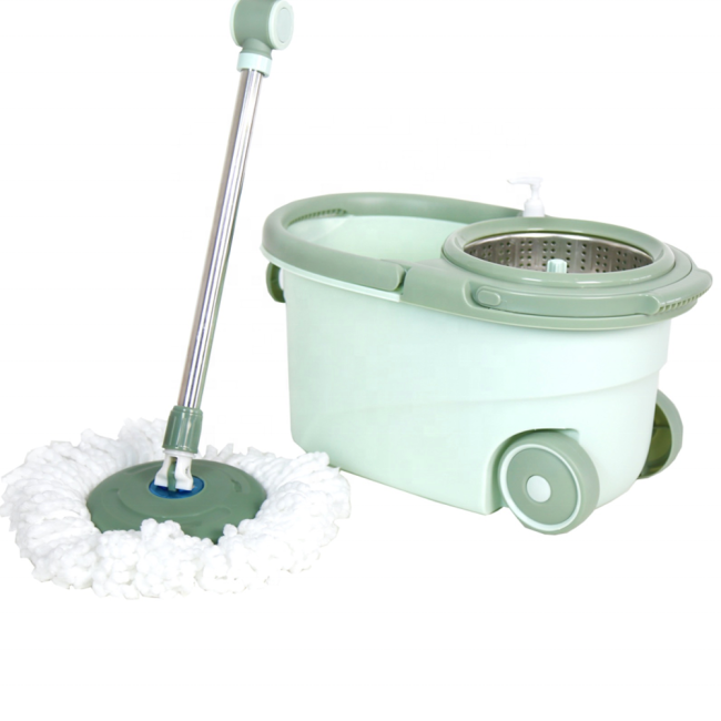 BNcompany Household 360 roating home mop bucket wheels walkable style broom mop