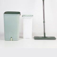 Bncompany Good price cleaning lazy squeeze flat mop with bucket