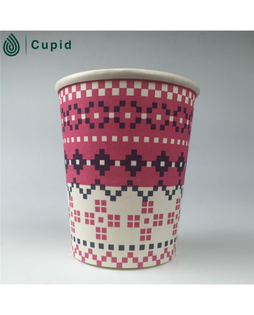 16oz cold drink paper cup with double side pe coated