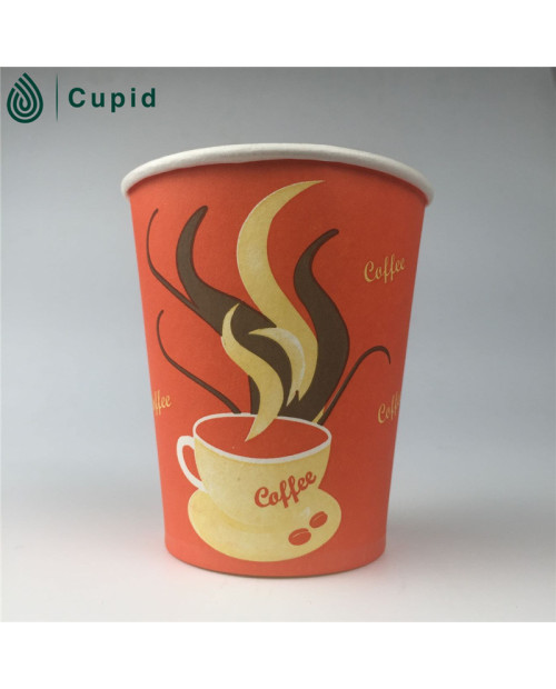 Cold drink paper cup made of double side pe coated paper