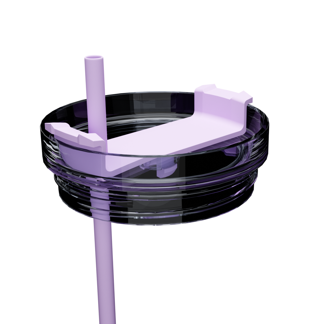 Dual-Slot Tumbler Lid