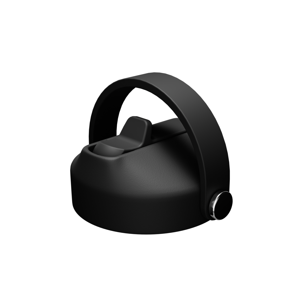 広口折りたたみストローフレックスストラップ蓋バージョン1