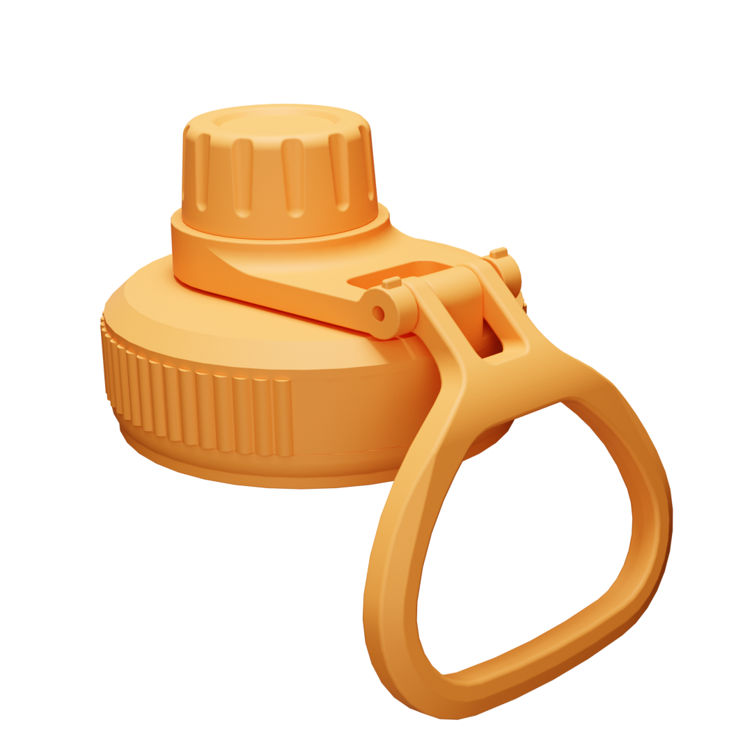 Wide Mouth Spout handle lid version 3