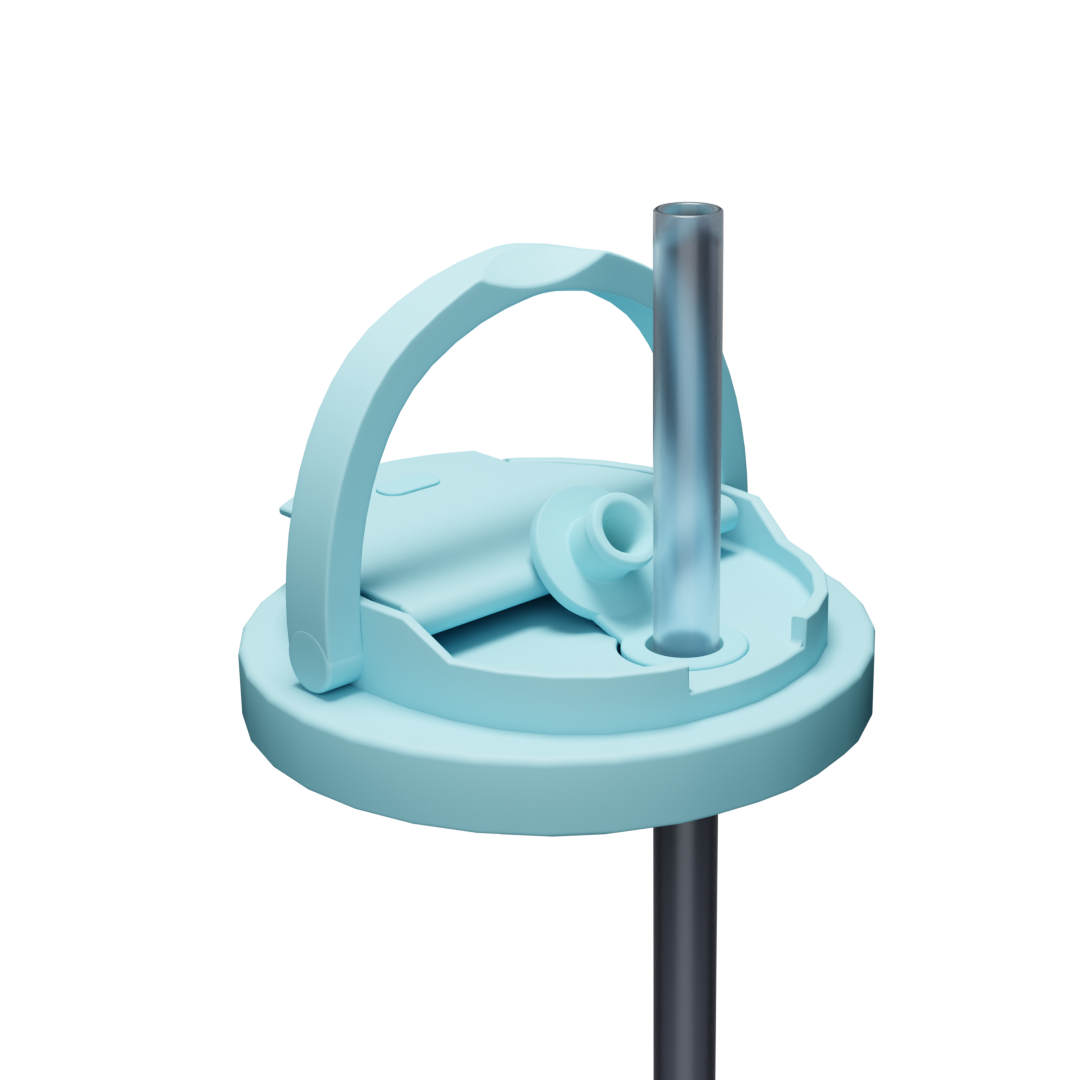 Flip-Top Straw Lid