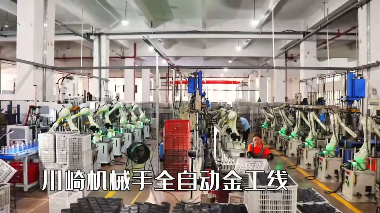 Kawasaki robotic arm fully automatic production line