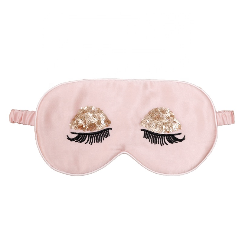 Buy Embroidered Silk Sleep Mask