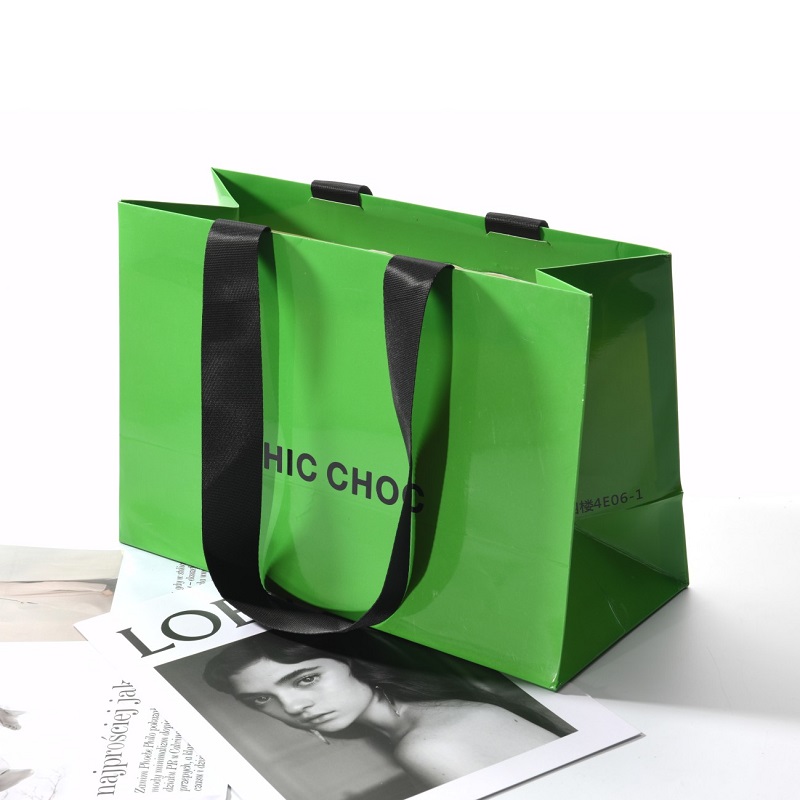 Cheap Food Paper Bag Custom Logo Size Grocery Bag Sturdy Paper Bag Tog –  Fastfoodpak